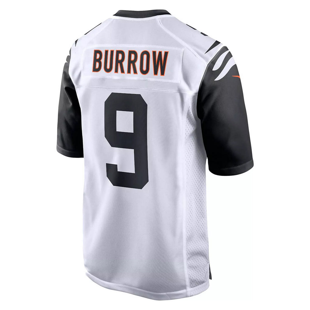 Johmsee C.Bengals #9 Joe Burrow Player White Alternate Home Game Stitched Jerseys