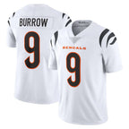 Johmsee C.Bengals #9 Joe Burrow Player White Vapor Untouchable Limited Home Game Stitched Jerseys