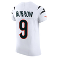 Johmsee C.Bengals #9 Joe Burrow White Vapor F.U.S.E. Elite Stitched Jerseys