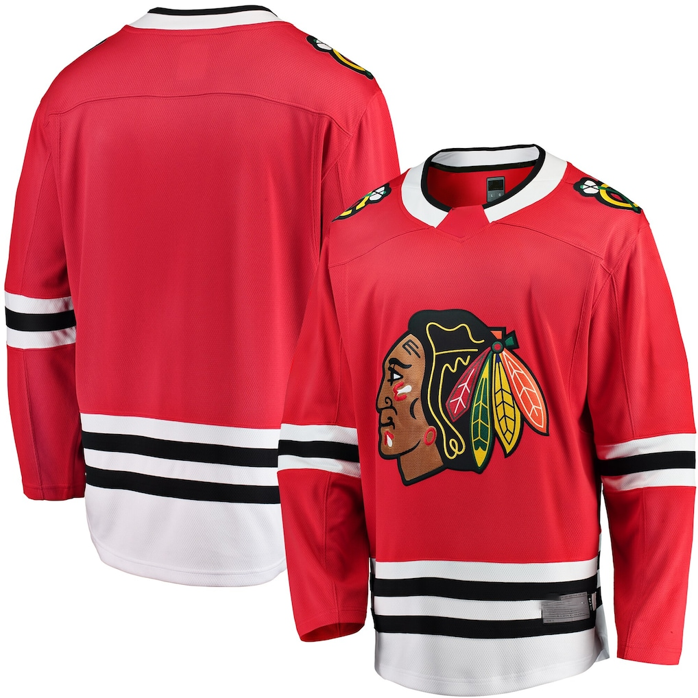 Johmsee C.Blackhawks Red Breakaway Home Jerseys