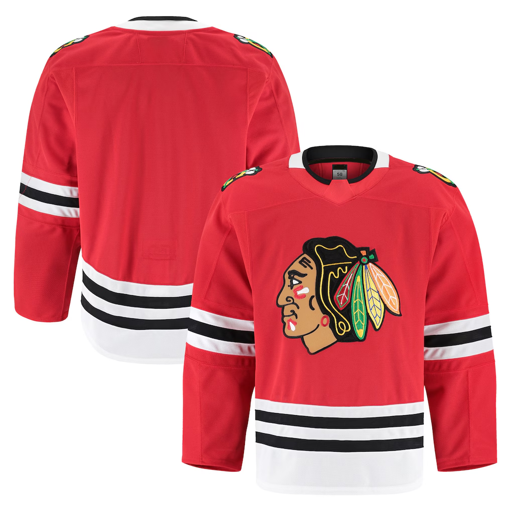 Johmsee C.Blackhawks Red Home Authentic Pro Jerseys