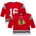 Johmsee C.Blackhawks #16 Bobby Hull Scarlet 1960-61 Power Play Jerseys
