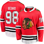 Johmsee C.Blackhawks #98 Connor Bedard Red Home Breakaway Player Jerseys