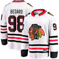 Johmsee C.Blackhawks #98 Connor Bedard White Away Breakaway Player Jerseys