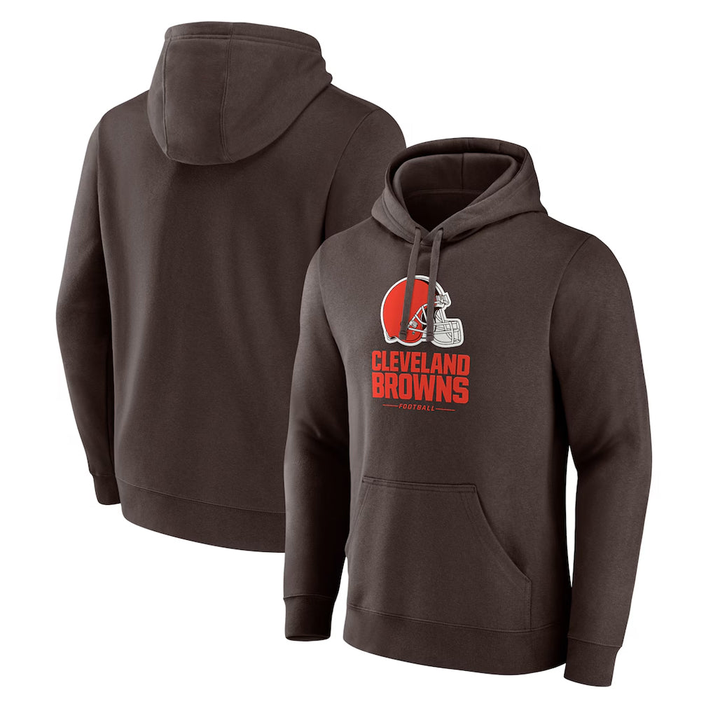 Johmsee C.Browns Brown Primetime Lockup Pullover Hoodie Blank Player Stitched Jerseys