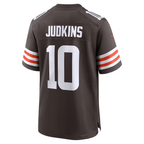 Johmsee C.Browns #10 Quinshon Judkins Brown 2025 Draft Game Stitched Jerseys