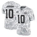 Johmsee C.Browns #10 Quinshon Judkins Player Arctic Camo Salute to Service Limited Home Game Stitched Jerseys