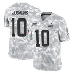 Johmsee C.Browns #10 Quinshon Judkins Player Arctic Camo Salute to Service Limited Home Game Stitched Jerseys