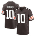 Johmsee C.Browns #10 Quinshon Judkins Player Brown Home Game Stitched Jerseys