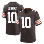 Johmsee C.Browns #10 Quinshon Judkins Player Brown Home Game Stitched Jerseys