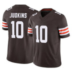 Johmsee C.Browns #10 Quinshon Judkins Player Brown Vapor F.U.S.E. Limited Home Game Stitched Jerseys