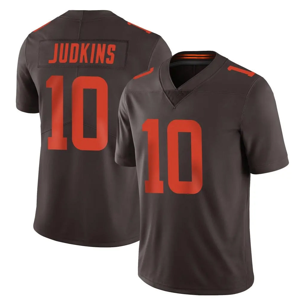Johmsee C.Browns #10 Quinshon Judkins Player Browns Color Rush Limited Home Game Stitched Jerseys