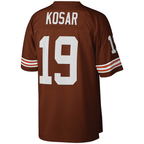 Johmsee C.Browns #19 Bernie Kosar Mitchell & Ness Brown Legacy Replica Jersey
