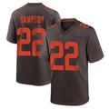 Johmsee C.Browns #22 Dylan Sampson Player Brown Alternate Home Game Stitched Jerseys