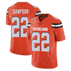 Johmsee C.Browns #22 Dylan Sampson Player Orange Alternate Vapor Untouchable Limited Home Game Stitched Jerseys