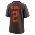 Johmsee C.Browns #2 Shedeur Sanders Brown Alternate Game Stitched Jerseys