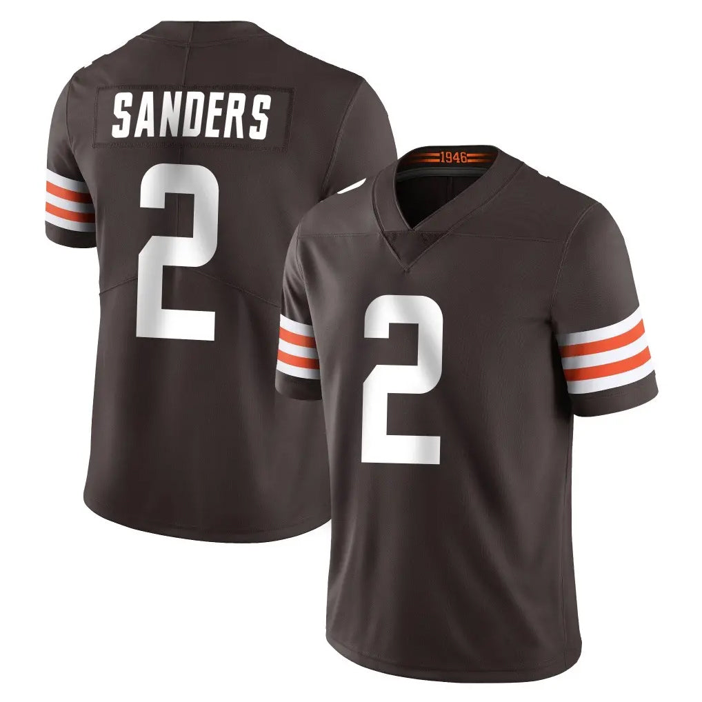 Johmsee C.Browns #2 Shedeur Sanders Player Brown Color Vapor Untouchable Limited Home Game Stitched Jerseys