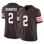 Johmsee C.Browns #2 Shedeur Sanders Player Brown Vapor F.U.S.E. Limited Home Game Stitched Jerseys