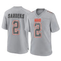 Johmsee C.Browns #2 Shedeur Sanders Player Gray Atmosphere Fashion Game Stitched Jerseys