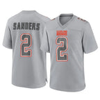 Johmsee C.Browns #2 Shedeur Sanders Player Gray Atmosphere Fashion Game Stitched Jerseys