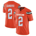 Johmsee C.Browns #2 Shedeur Sanders Player Orange Alternate Vapor Untouchable Limited Home Game Stitched Jerseys