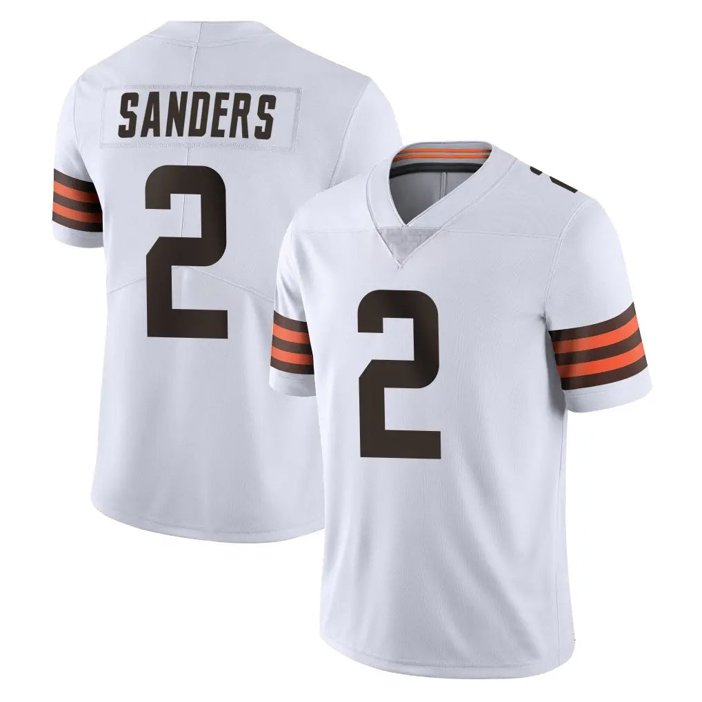 Johmsee C.Browns #2 Shedeur Sanders Player White Vapor Untouchable Limited Home Game Stitched Jerseys