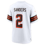 Johmsee C.Browns #2 Shedeur Sanders White Alternate Game Stitched Jerseys