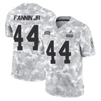 Johmsee C.Browns #44 Harold Fannin Jr. Player Arctic Camo Salute to Service Limited Home Game Stitched Jerseys