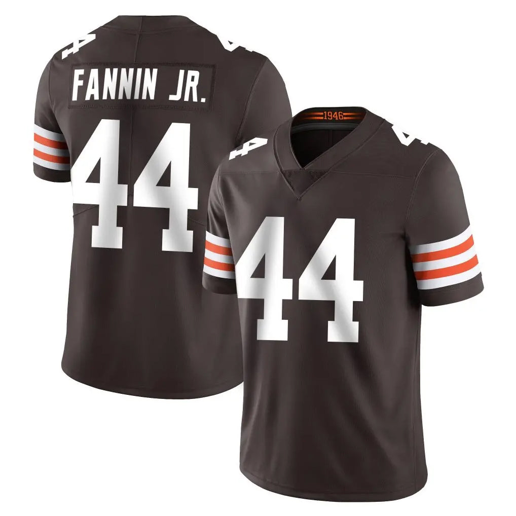 Johmsee C.Browns #44 Harold Fannin Jr. Player Brown Color Vapor Untouchable Limited Home Game Stitched Jerseys