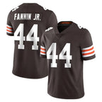 Johmsee C.Browns #44 Harold Fannin Jr. Player Brown Color Vapor Untouchable Limited Home Game Stitched Jerseys