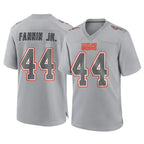 Johmsee C.Browns #44 Harold Fannin Jr. Player Gray Atmosphere Fashion Game Stitched Jerseys