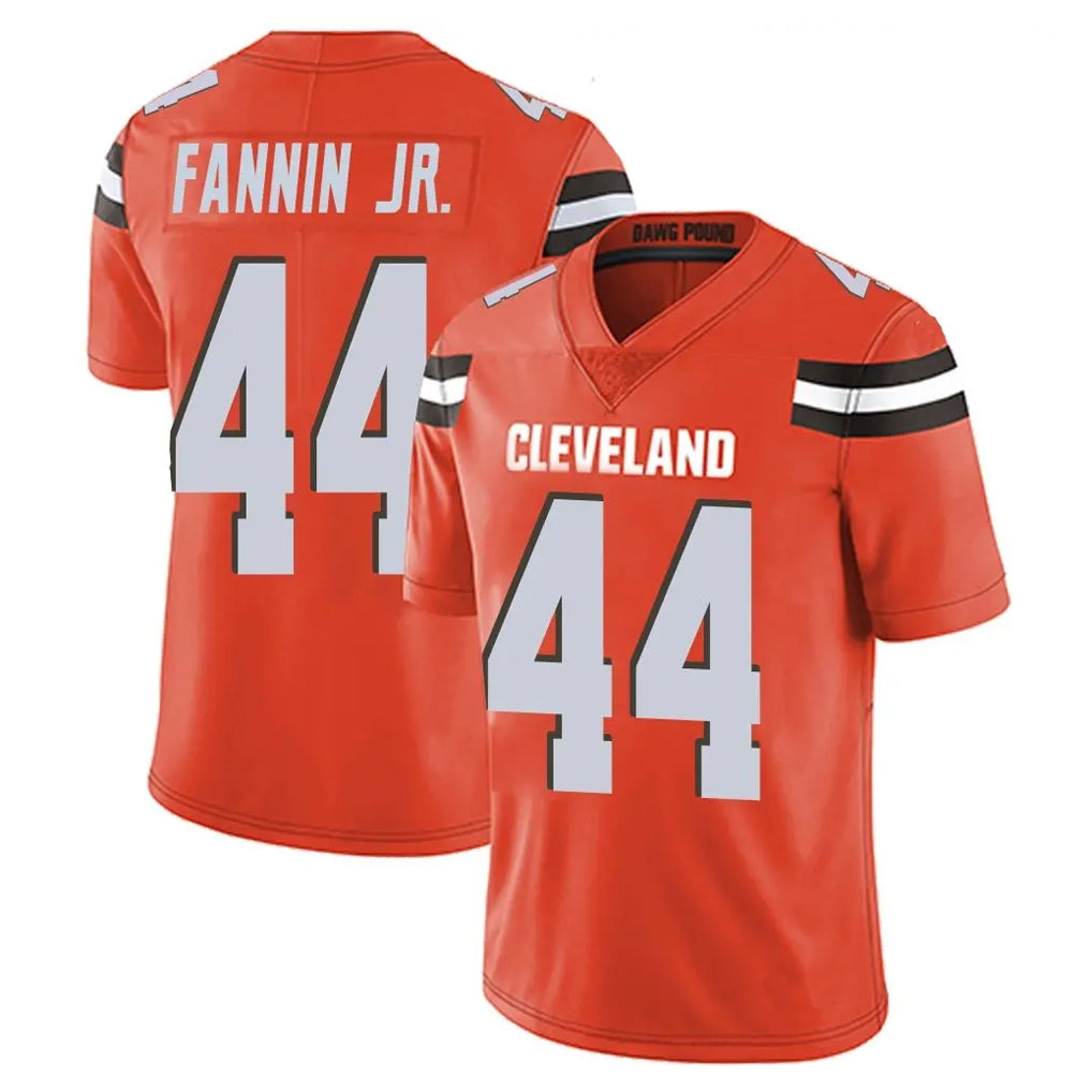 Johmsee C.Browns #44 Harold Fannin Jr. Player Orange Alternate Vapor Untouchable Limited Home Game Stitched Jerseys