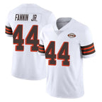 Johmsee C.Browns #44 Harold Fannin Jr. Player White Limited  Vapor 1946 Collection Alternate Game Stitched Jerseys