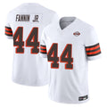 Johmsee C.Browns #44 Harold Fannin Jr. Player White Limited Vapor F.U.S.E. Alternate Game Stitched Jerseys