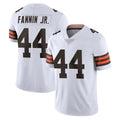 Johmsee C.Browns #44 Harold Fannin Jr. Player White Vapor Untouchable Limited Home Game Stitched Jerseys