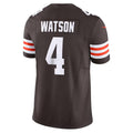 Johmsee C.Browns #4 Deshaun Watson Brown Vapor F.U.S.E. Limited Stitched Jerseys