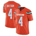 Johmsee C.Browns #4 Deshaun Watson Player Orange Alternate Vapor Untouchable Limited Home Game Stitched Jerseys