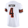 Johmsee C.Browns #4 Deshaun Watson White 2021 Alternate Vapor Limited Stitched Jerseys