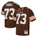 Johmsee C.Browns #73 Joe Thomas Player Brown Mitchell & Ness 1963 Throwback Stitched Jerseys