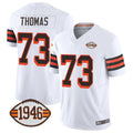 Johmsee C.Browns #73 Joe Thomas Player White Limited Vapor F.U.S.E. Alternate Game Stitched Jerseys