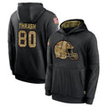 Johmsee C.Browns #80 Jamari Thrash Player Black Salute to Service Pullover Hoodies Limited Stitched Jerseys