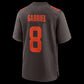 C.Browns #8 Dillon Gabriel Brown Alpha Dawg Game Stitched American Football Jerseys