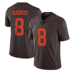 Johmsee C.Browns #8 Dillon Gabriel Player Browns Color Rush Limited Home Game Stitched Jerseys