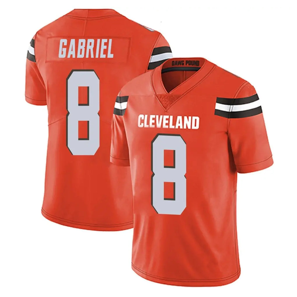 Johmsee C.Browns #8 Dillon Gabriel Player Orange Alternate Vapor Untouchable Limited Home Game Stitched Jerseys
