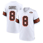 Johmsee C.Browns #8 Dillon Gabriel Player White Alternate Home Game Stitched Jerseys