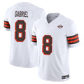 Johmsee C.Browns #8 Dillon Gabriel Player White Limited Vapor F.U.S.E. Alternate Game Stitched Jerseys