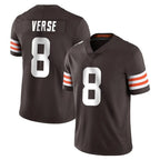 Johmsee C.Browns #8 Jared Verse Player Brown Color Vapor Untouchable Limited Home Game Stitched Jerseys