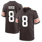 Johmsee C.Browns #8 Jared Verse Player Brown Home Game Stitched Jerseys