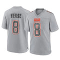 Johmsee C.Browns #8 Jared Verse Player Gray Atmosphere Fashion Game Stitched Jerseys