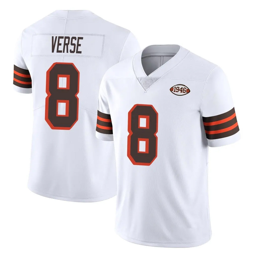 Johmsee C.Browns #8 Jared Verse Player White Limited  Vapor 1946 Collection Alternate Game Stitched Jerseys